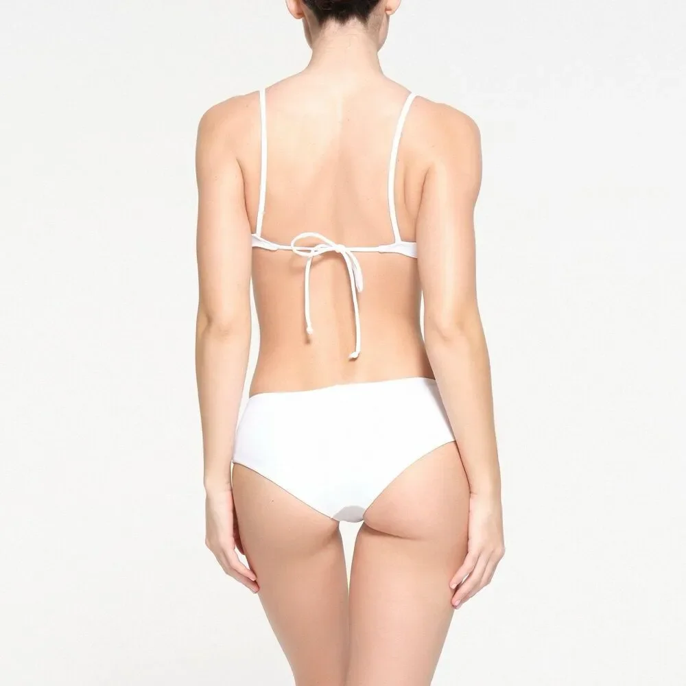 SKIMS White Low Rise Bottom